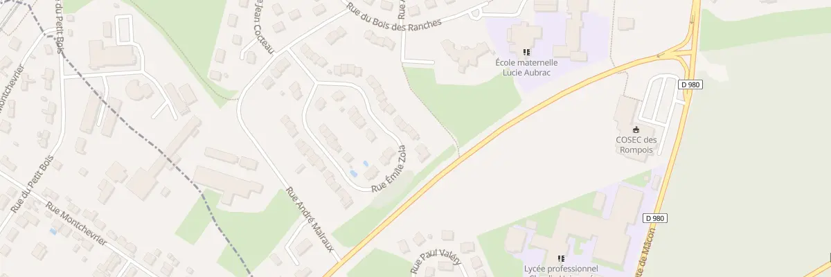 Plan du 35 Rue Emile Zola à Blanzy