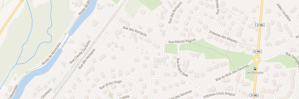 Plan du 35 Rue des Rompois à Blanzy