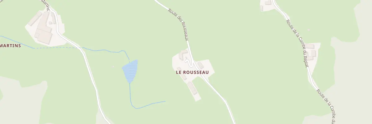 Plan du 586 Rte des Rousseaux à Châtenay