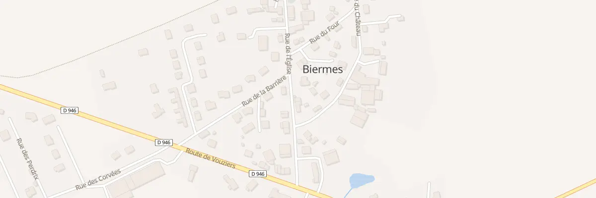 Plan du 6 Rue de l’Eglise à Biermes