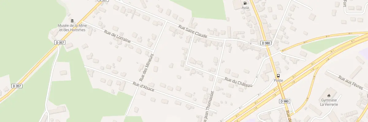 Plan du 6 Rue du Château à Blanzy