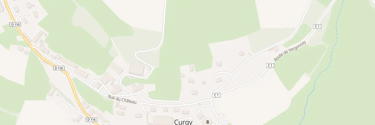 Plan du 8 Rue des Grandes Vignes à Curgy