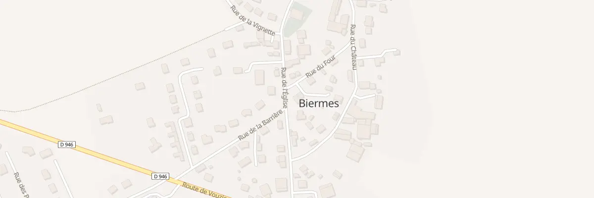 Plan du 10 Rue de l’Eglise à Biermes