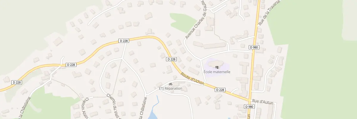 Plan du 6 Rte d’Uchon à Montcenis