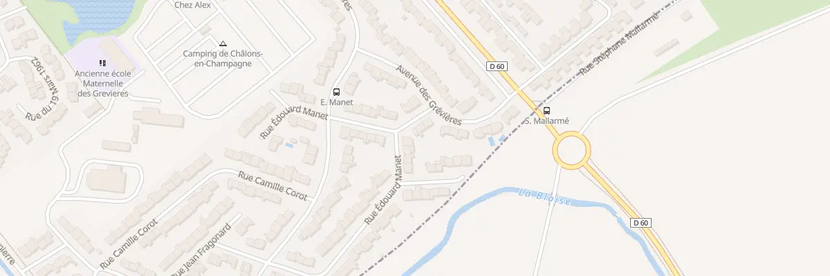 Plan du 114 Rue Edouard Manet à Châlons-en-Champagne