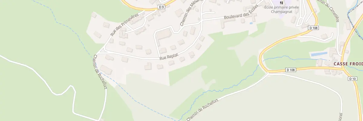 Plan du 7 Rue du Replat à Saint-Vincent-de-Reins