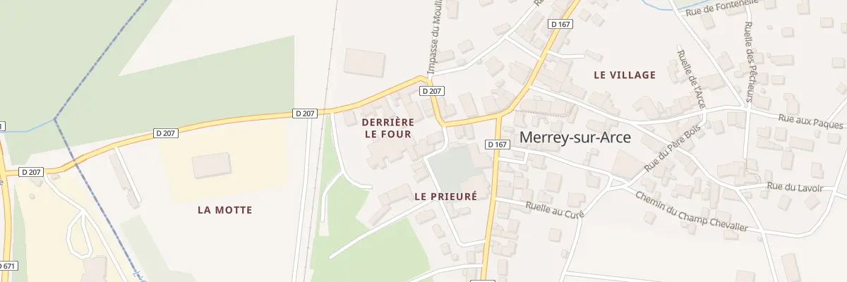 Plan du 4 Rue du Four à Merrey-sur-Arce