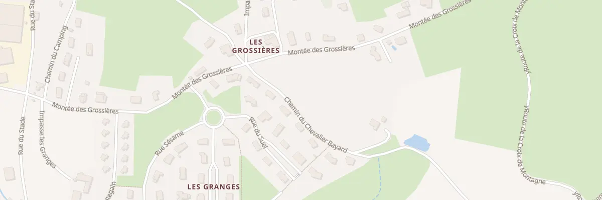 Plan du 95 Che du Chevalier Bayard à Cublize