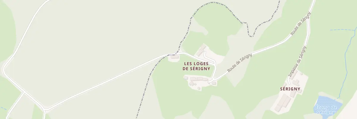 Plan du 850 Rte de Sérigny à Saint-Romain-sous-Gourdon