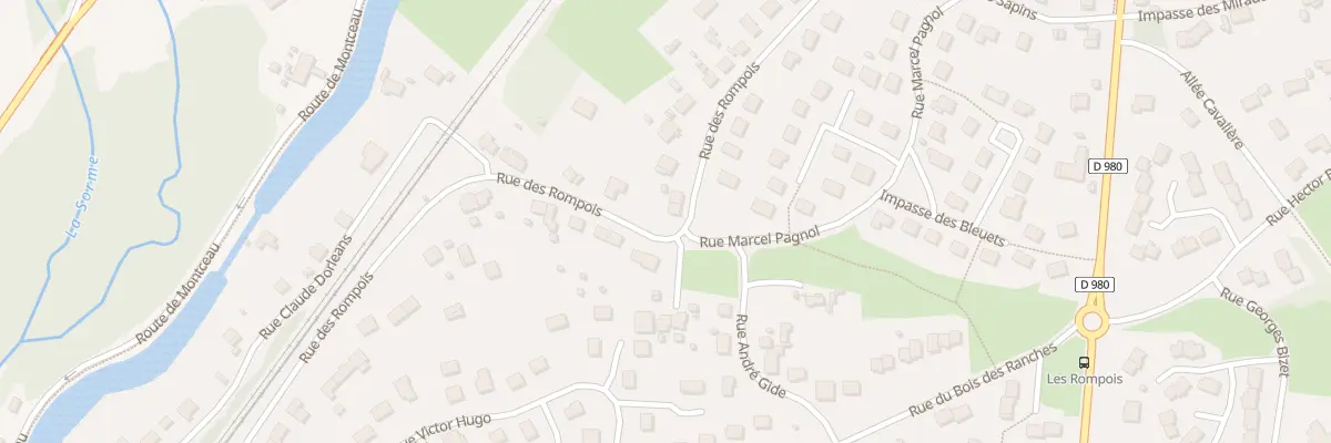Plan du 38 Rue des Rompois à Blanzy
