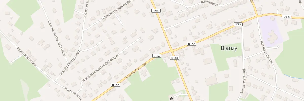 Plan du 4 Rue du Bois Clair à Blanzy