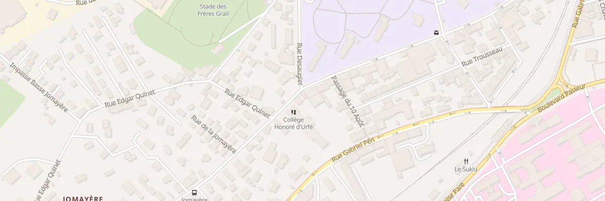 Plan du 41 Rue de la Jomayère à Saint-Étienne