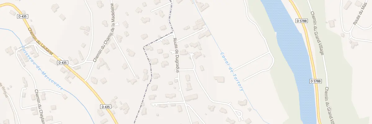 Plan du 6250 Dugradus à Ucel