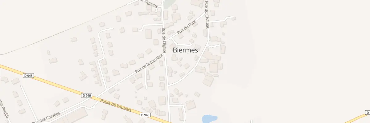 Plan du 3 Rue du Chateau à Biermes