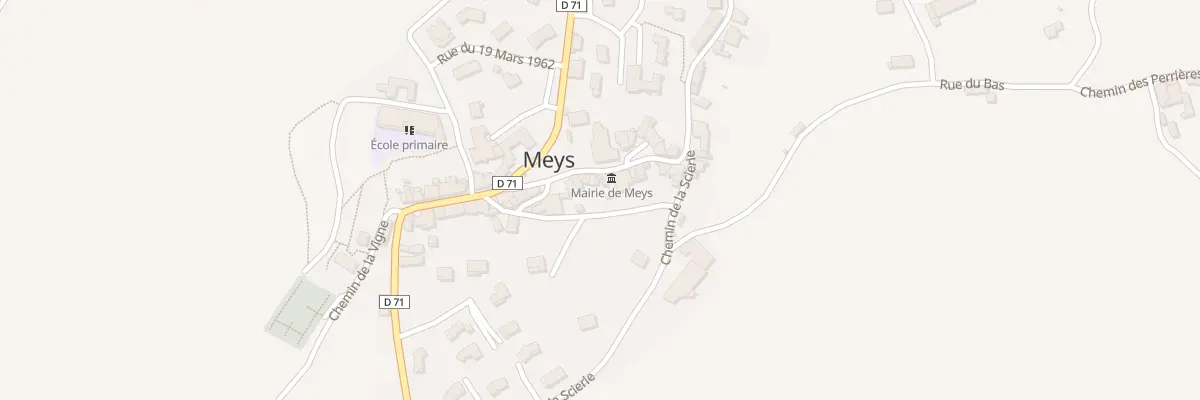 Plan du 10 Rue de l’Église à Meys