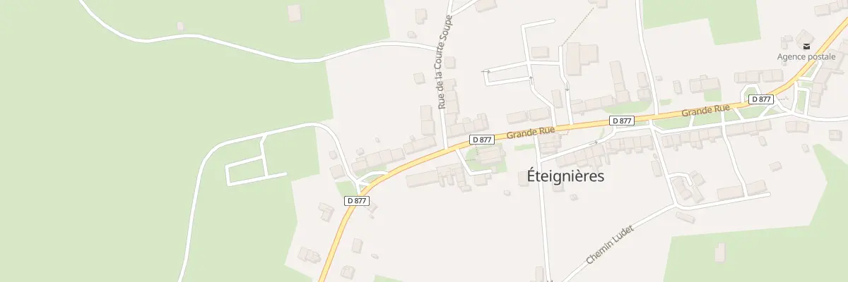 Plan du 21 Rue Grande Rue à Éteignières