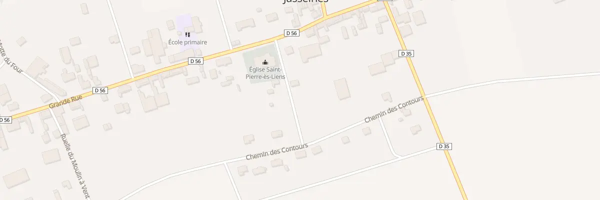 Plan du 1 Rle de l’Eglise à Jasseines