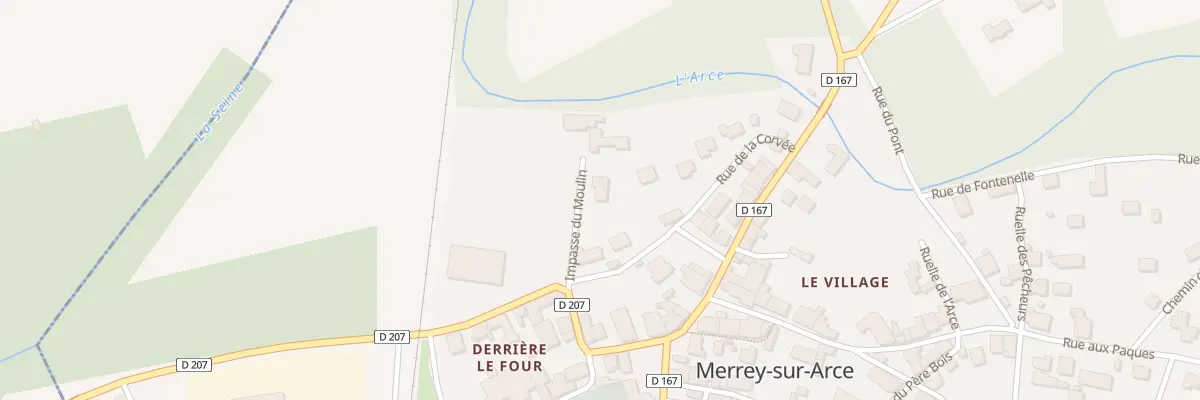 Plan du 4 Imp du Moulin à Merrey-sur-Arce