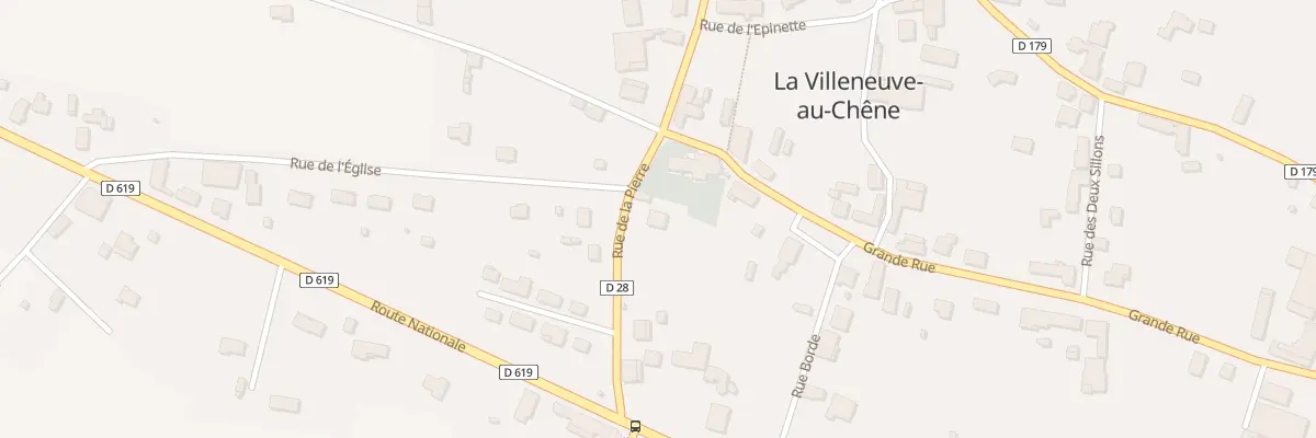 Plan du 6 Rue de la Pierre à La Villeneuve-au-Chêne