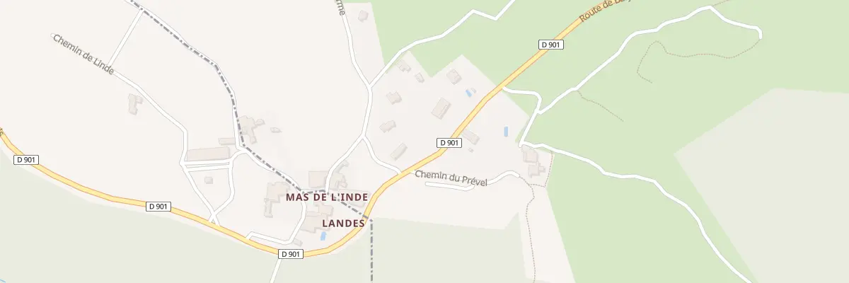 Plan du 5101 Linde à Montclus