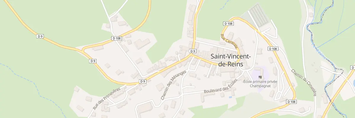 Plan du 1 Imp des Hortensias à Saint-Vincent-de-Reins