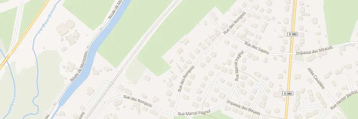 Plan du 28 Rue des Rompois à Blanzy