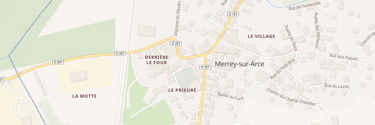 Plan du 1 Rue de la Motte à Merrey-sur-Arce