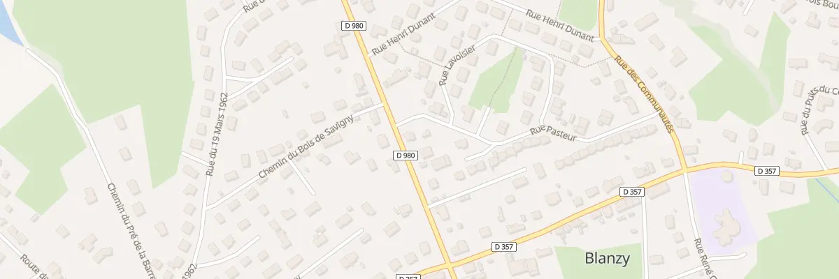 Plan du 6 Rte de Montcenis à Blanzy
