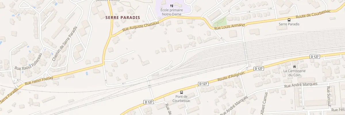 Plan du 62A Che des Justices Vieilles à Nîmes