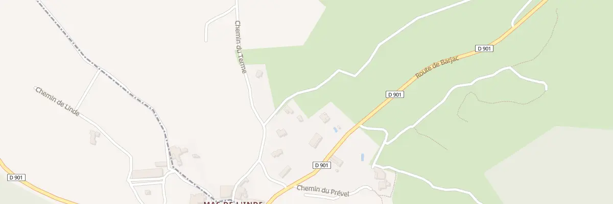 Plan du 5190 Linde à Montclus