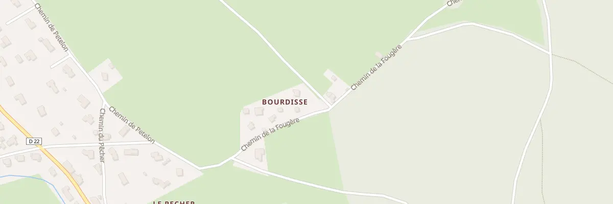 Plan du 445 Che de la Fougère à Saint-Romain-les-Atheux