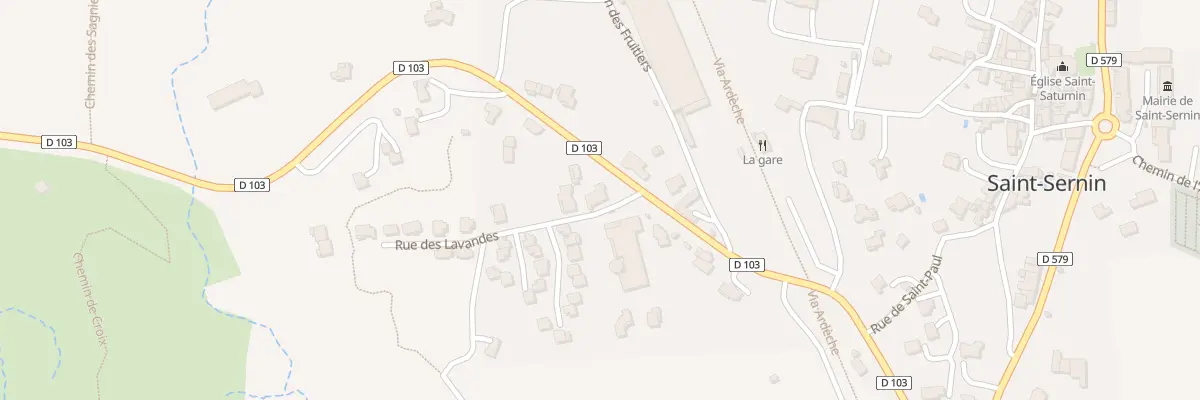 Plan du 5223 Mezeyras à Saint-Sernin