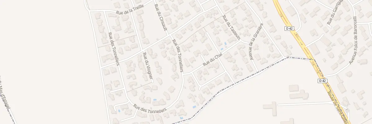Plan du 7 Rue des Tonneliers à Caissargues