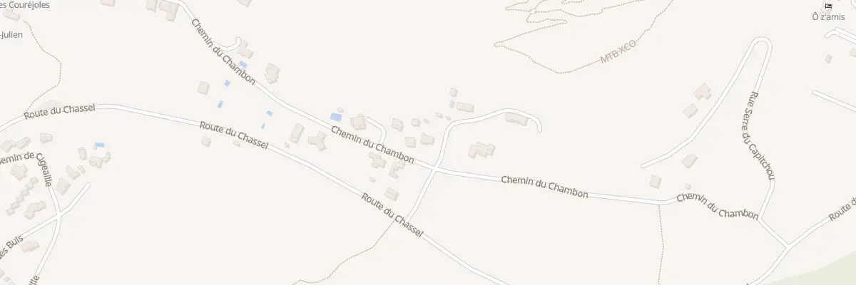 Plan du 355 Che du Chambon à Salavas