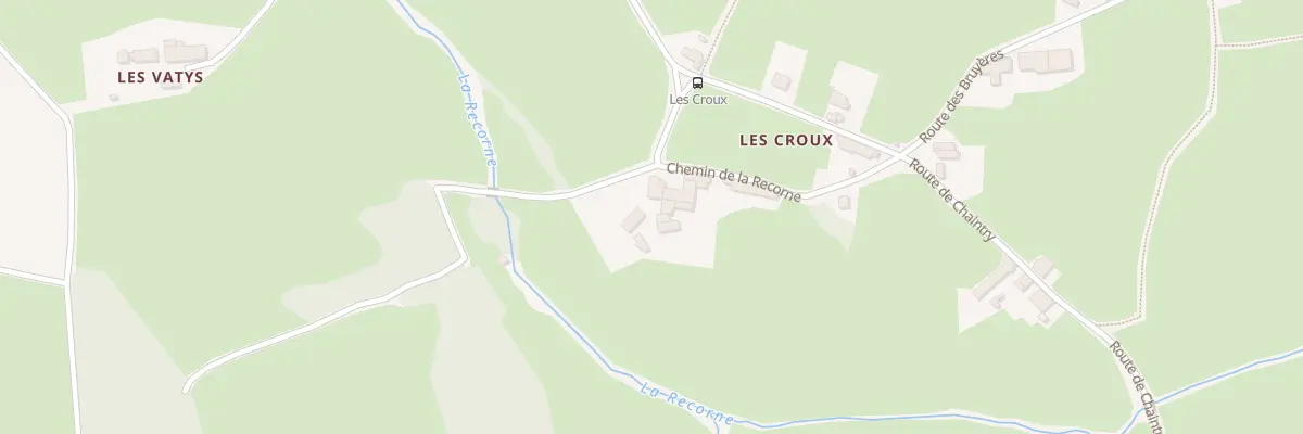 Plan du 5035 Les Croux à Ballore