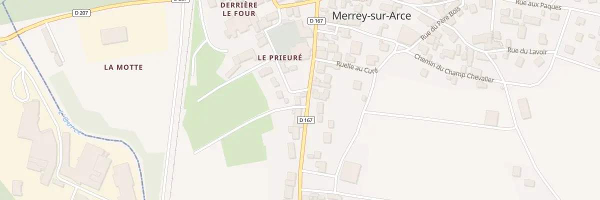 Plan du 6 Rue de l’Église à Merrey-sur-Arce