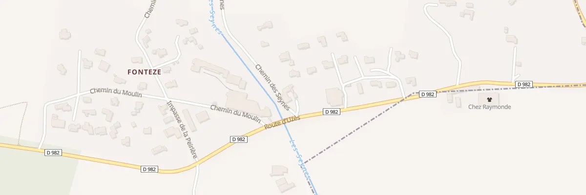 Plan du 5423 Rte d’Uzès à Arpaillargues-et-Aureillac