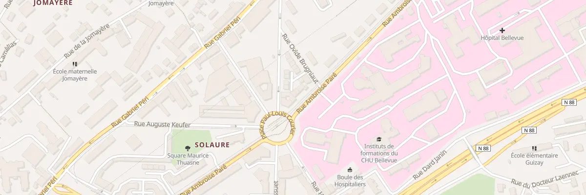 Plan du 34 Rue Ambroise Pare à Saint-Étienne