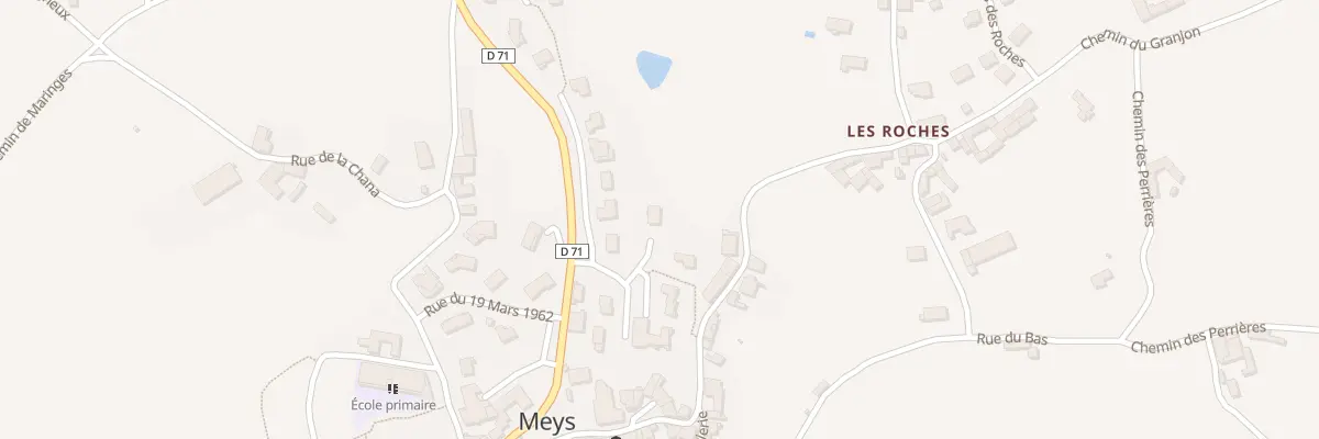Plan du 4 Lot des Sources Sud à Meys