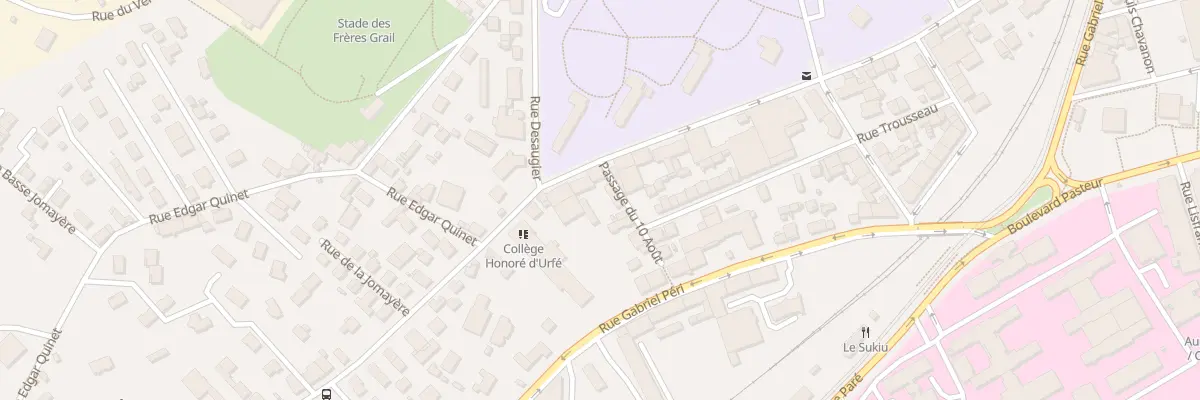 Plan du 37B Rue de la Jomayère à Saint-Étienne