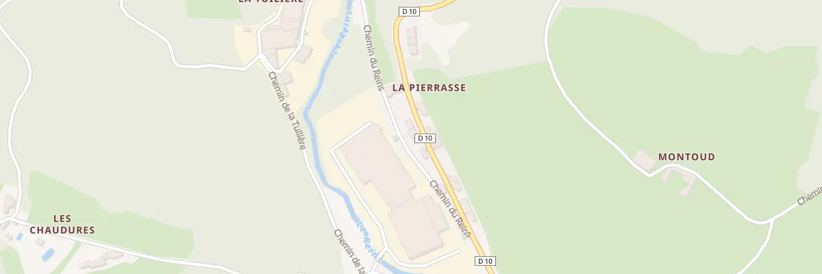 Plan du 3 Mte de la Pierrasse à Saint-Vincent-de-Reins