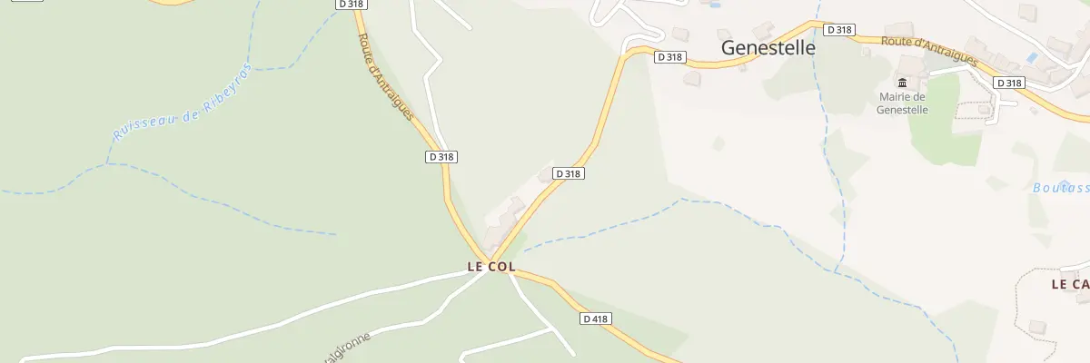 Plan du 5114 Le Coullet à Genestelle