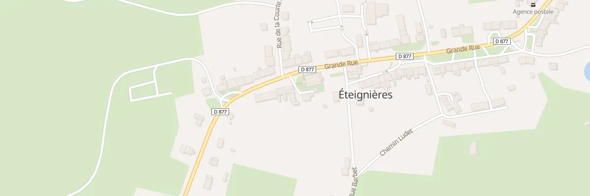 Plan du 14 Rue Grande Rue à Éteignières