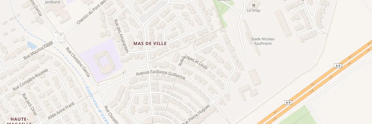 Plan du 2 Rue Jacques et Louis Heyral à Nîmes