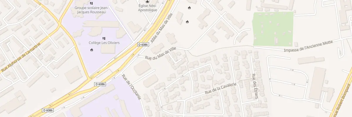 Plan du 5 Rue Ernest Hemingway à Nîmes