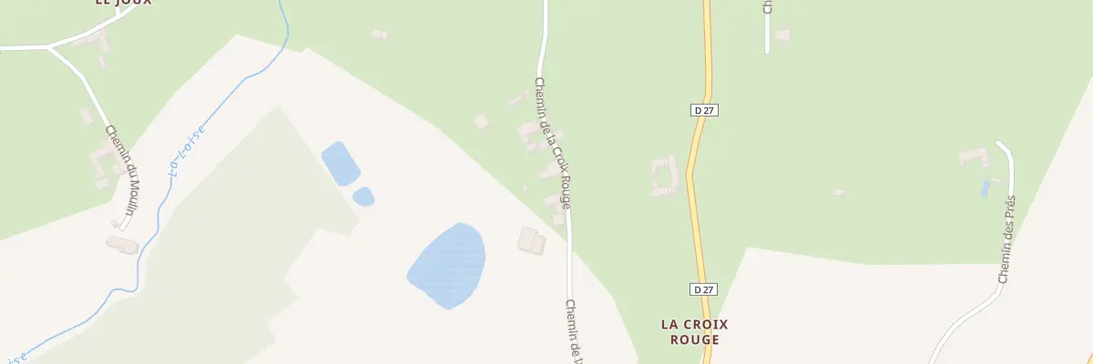 Plan du 271 Che de la Croix Rouge à Chambost-Longessaigne