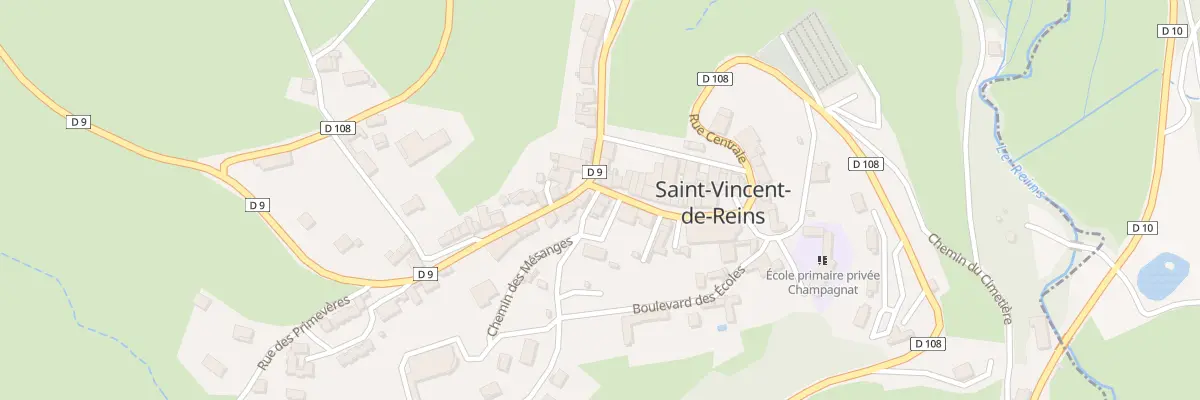 Plan du 1 Rue des Hirondelles à Saint-Vincent-de-Reins