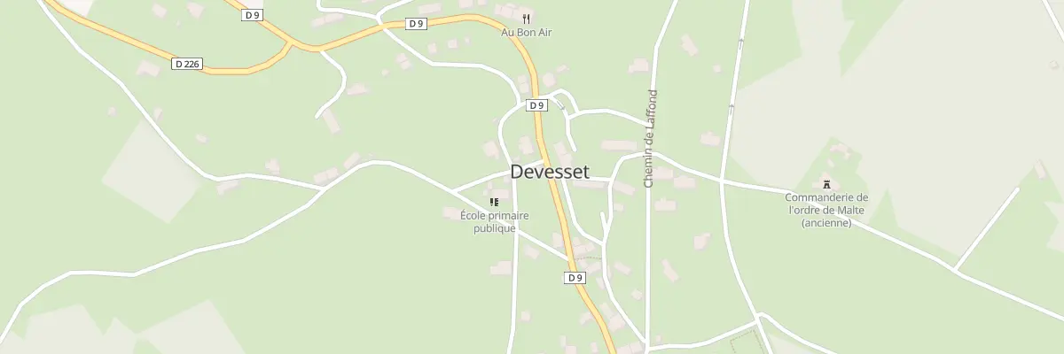 Plan du 5243 Le Village à Devesset