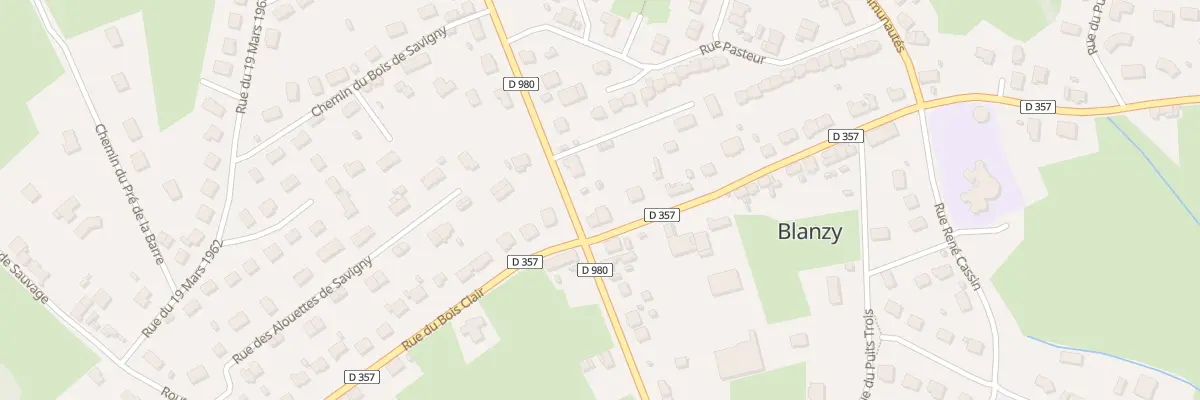 Plan du 3 Rue de la Charbonnière à Blanzy