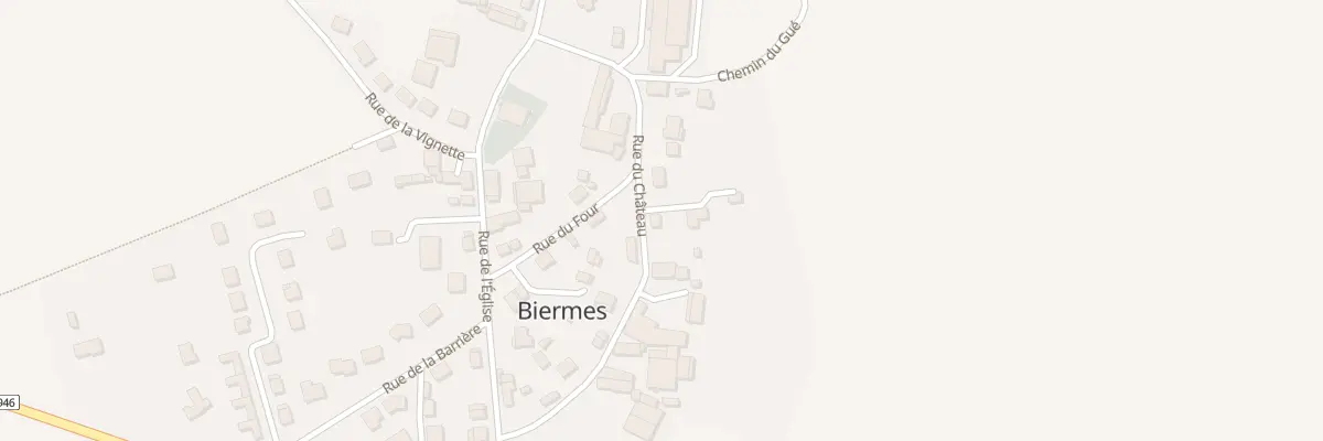 Plan du 16 Rue du Chateau à Biermes